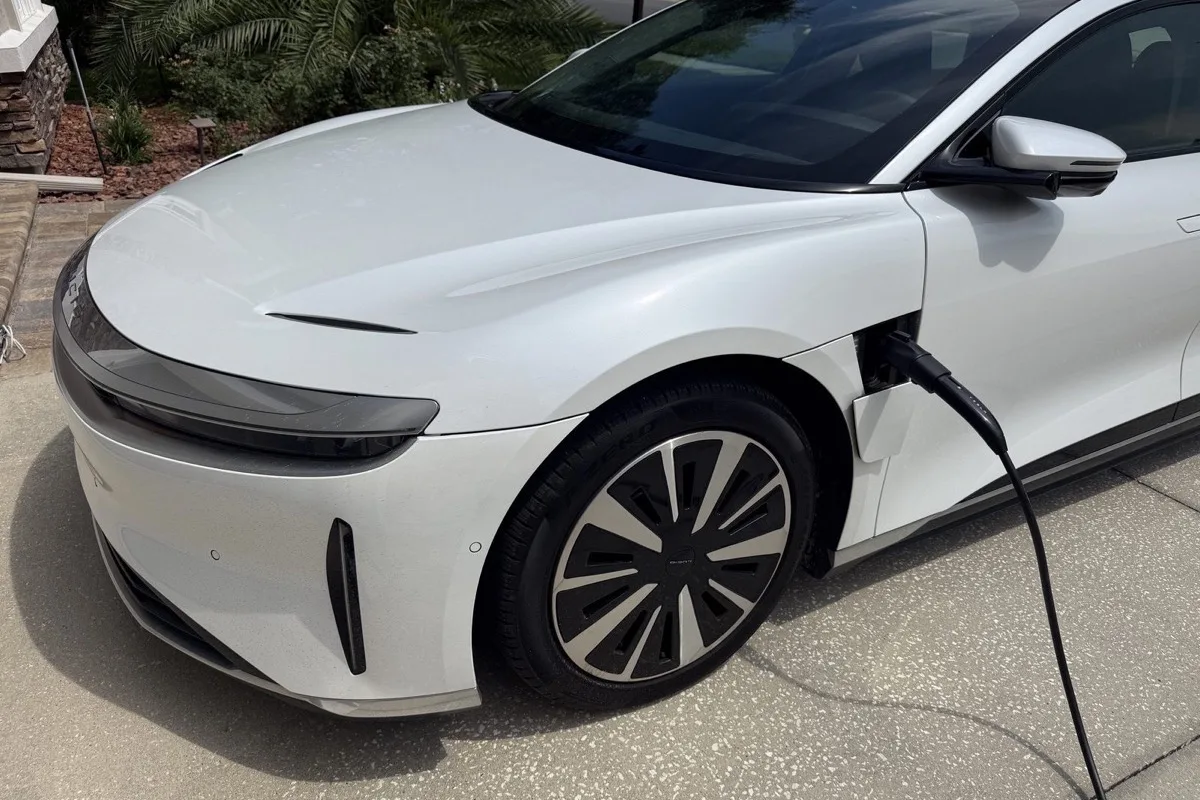 Lucid Air Tesla wall connector installation in Greenleaf Village, Nocatee FL
