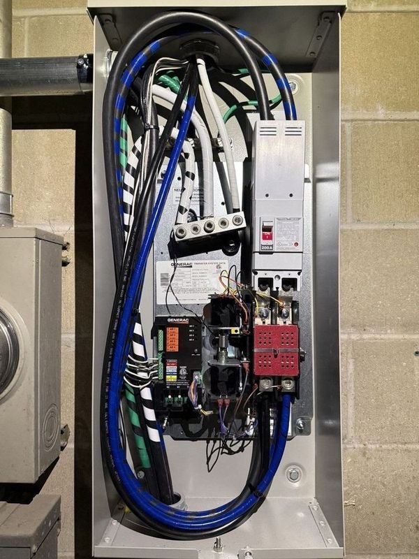 Commercial generator transfer switch installation Jacksonville FL