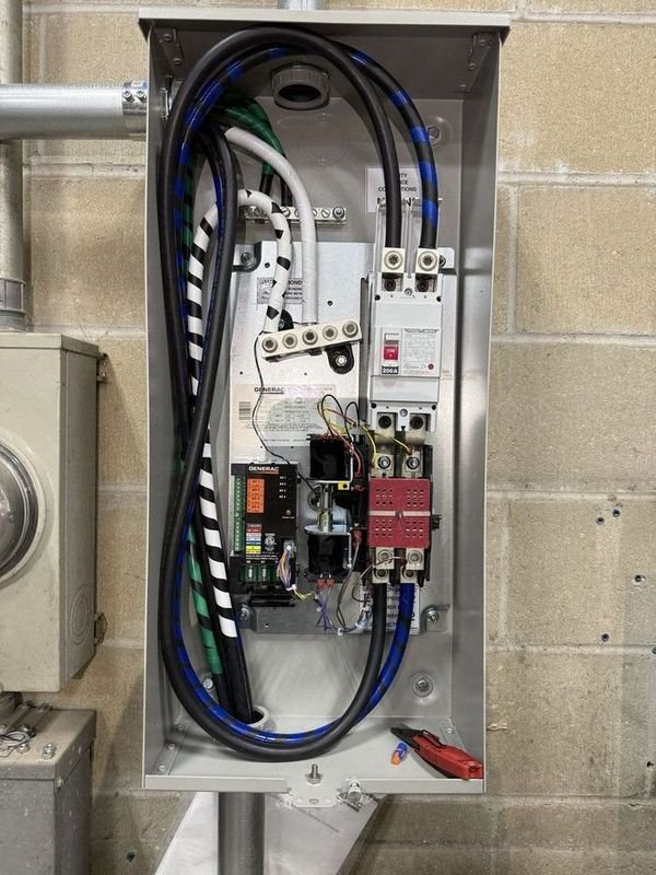 Portable generator transfer switch installation Jacksonville FL
